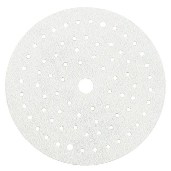 FINIXA Sharp White Schuurschijf 150MM Multihole, 100 stuks P0080