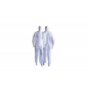 FINIXA Polyester spuitoverall wit